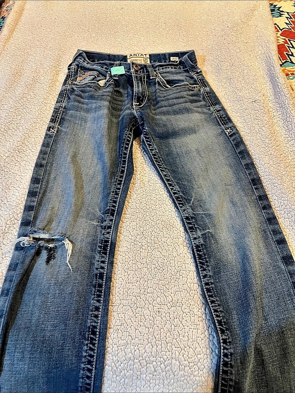 Ariat M5 Straight Fit Jeans Men's Blue Waist 29x34